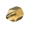 [4378009209] Reduktion Adapter G 3/8 BSPP (F)  X 1/4 SAE UNF (M) FLARE med pakning i alu