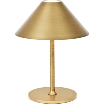 [6248101286] "HYGGE" Batteri bordlampe - antik messing