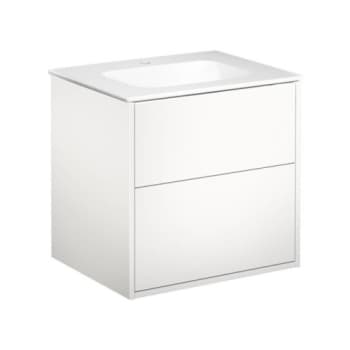 [784402630] GUSTAVSBERG vaskeskab 600x470x566mm m2skuffer/vask hvid