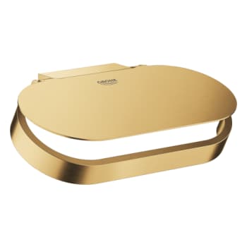[776449118] GROHE SELECTION toiletpapirholder 152mm m/låg messing børstet co