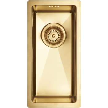 [681306216] Lavabo Kubus 180 Soft køkkenvask, PVD sand
