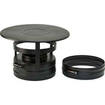 [317575131] 130mm Metalbestos Wood skorstens-hætte