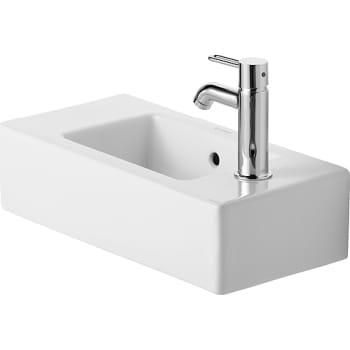 [635481200] Vero vask 50 x 25 cm med hanehul i højre side