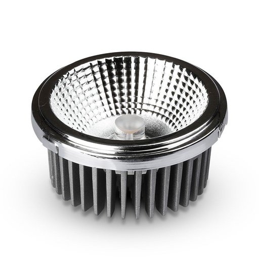 [3589-8865] V-Tac LED spot - 20W, varm hvid, 230V, G53 AR111, erstatter 130W, RA80