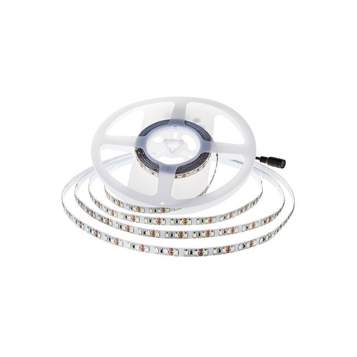 [3600-8887] V-Tac 8W/m LED-strips - 5m, 150lm/W, IP20, 24V, 126 LED pr. meter (1200lm/meter, RA80)