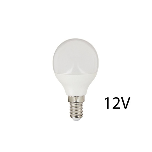 [3621-8912] 4W LED pære - P45, E14, 12V DC, 350lm, RA80, erstatter 35W