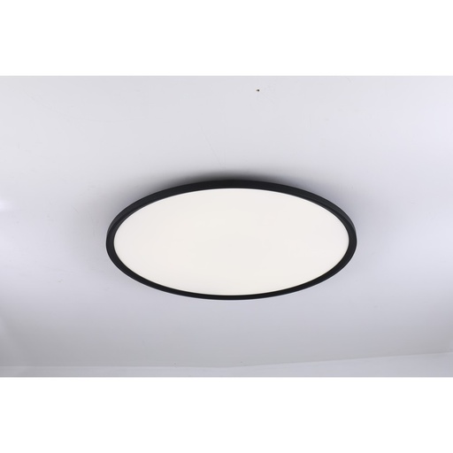 [3654-8946] LEDlife 40W LED rundt panel - Sort, Ø60, inkl. beslag