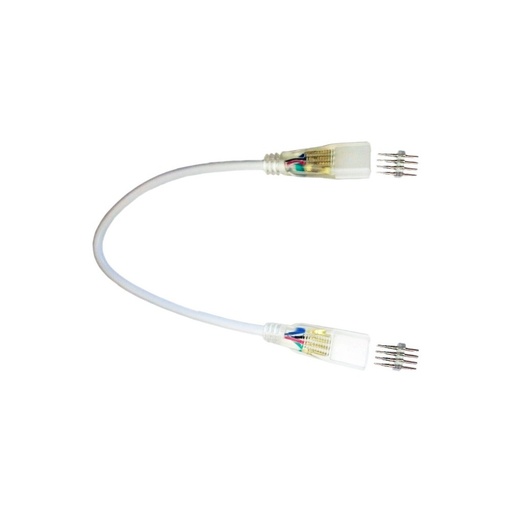 [1886-0] Mellemstykke til LED strip - RGB bånd - 230V indgang - Forlæng forbindelsen mellem LED strips og strømkilde