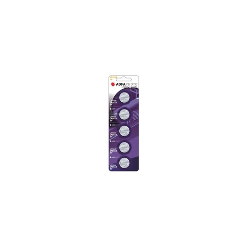 [3672-0] AgfaPhoto CR1616 knapcellebatteri - 5-pak, lithium, 3V
