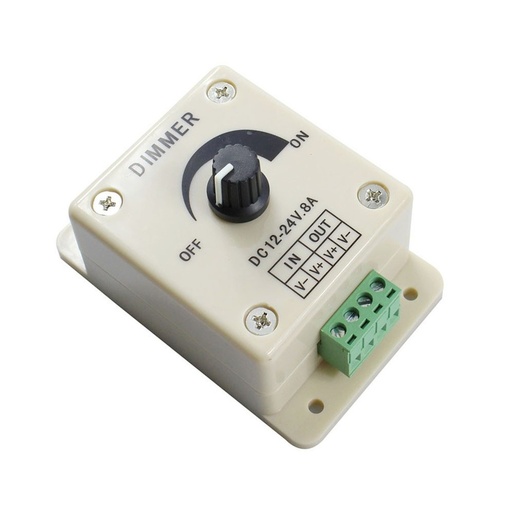 [1922-0] Dæmper til 12V og 24V - 12V (96W), 24V (192W) - Input: 12V