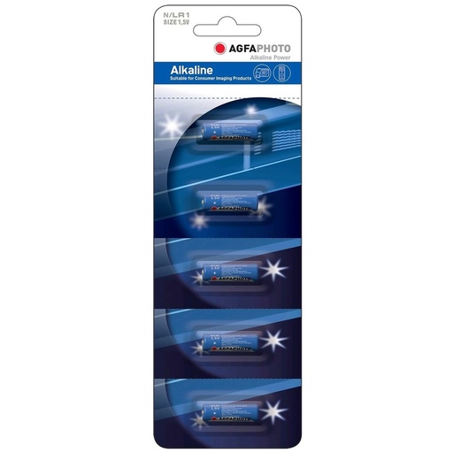 [3696-0] AgfaPhoto Alkaline batterier, 1,5V, 5-pak