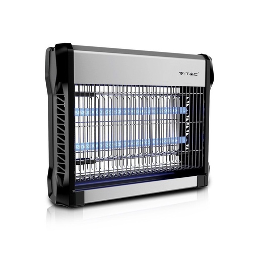 [3724-0] V-Tac insektlampe - 2x8W, indendørs, UV-lys, dækker 50m2