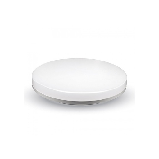 [2076-6535] V-Tac 15W LED loftslampe - IP44, Ø20cm, 230V, inkl. lyskilde - Hvidlys 1850lm