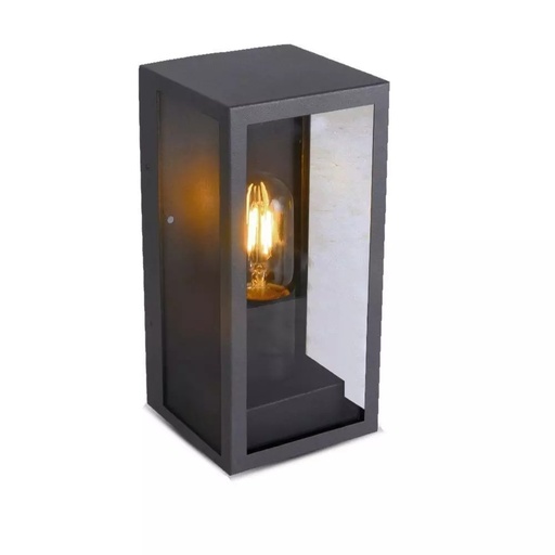[4018-0] V-Tac udendørs væglampe, IP44, E27 fatning, 60W, uden lyskilde
