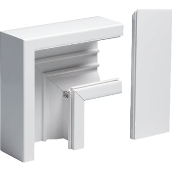 [9123100121] Fladvinkel TEK-LS123 RAL9016 hvid