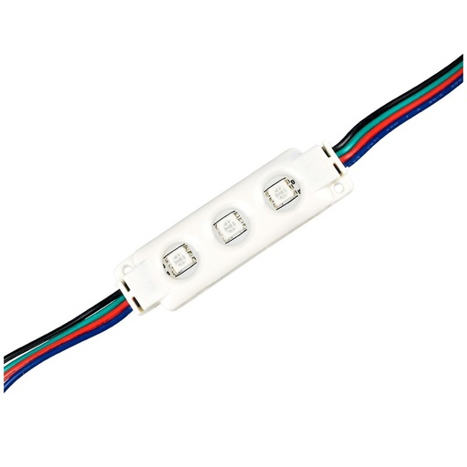 [4086-9270] Vandtæt RGB LED modul - 0,72W, IP67 til skilte og special løsninger