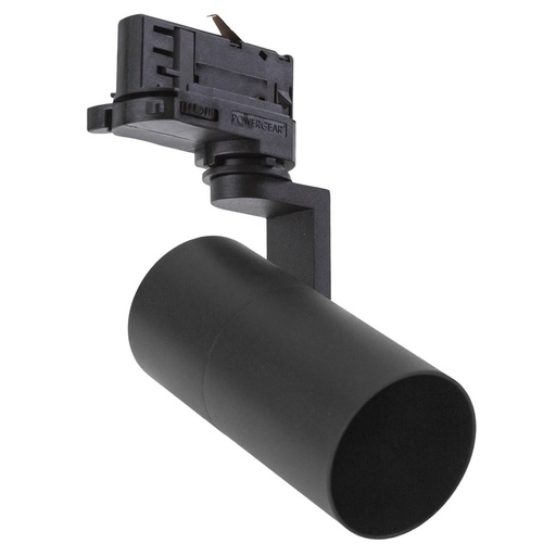 [4160-0] Sort skinnespot med GU10 fatning - Passer til V-Tac skinner//Global, 3-faset, uden lyskilde