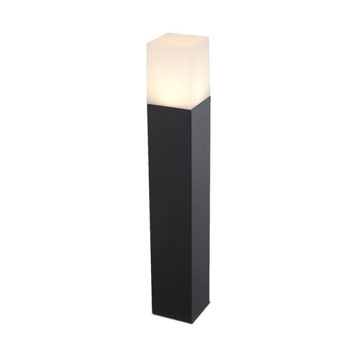 [3410-8735] V-Tac Sort Havelampe, 50 cm, IP54, GU10 Fatning, uden lyskilde, 230V