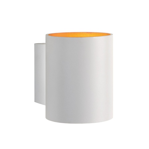 [3767-9001] LED væglampe i hvid/kobber med G9 fatning - IP20, 230V, uden lyskilde