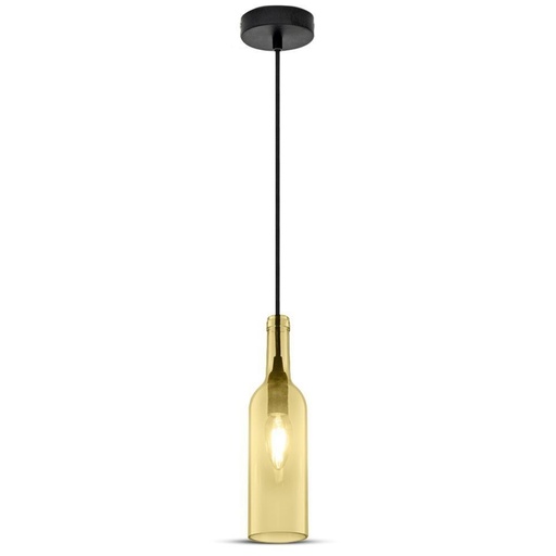[3768-0] V-Tac Ravfarvet Flaske Pendellampe (E14, Max 60W) - 5 års garanti