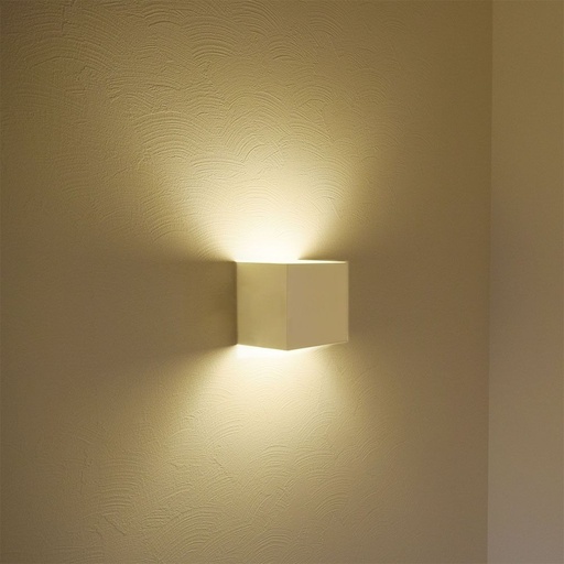 [3494-8796] V-Tac 12W LED hvid væglampe - Firkantet, justerbar spredning, IP65 udendørs, 230V, inkl. lyskilde