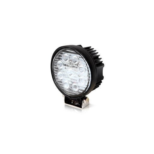 [727-0] 27W LED arbejdslampe til bil, lastbil, traktor, trailer og udrykningskøretøjer - kold hvid - 12V / 24V - IP67