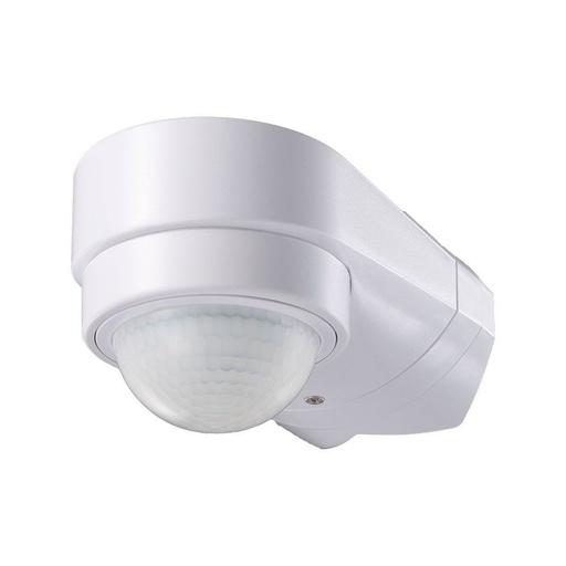 [3889-0] V-Tac bevægelsessensor - LED-venlig, hvid, justerbar vinkel, PIR infrarød, IP65 udendørs - 230V IP65