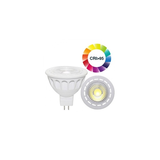 [2132-7598] LEDlife LUX3 Dæmpbar LED spotpære - 3W, MR16 / GU5.3, 12V, erstatter 35W, RA 97, 280lm