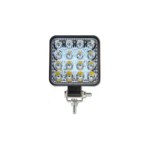 [903-0] 48W LED arbejdslampe - til bil, lastbil, traktor, trailer, udrykningskøretøjer - kold hvid - 12V/24V - erstatter 300W - 6240lm - IP67
