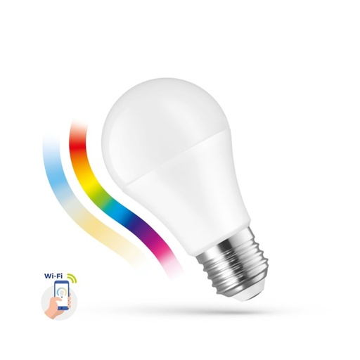 [3945-9144] 13W Smart Home LED pære - Tuya/Smart Life, kompatibel med Google Home, Alexa og smartphones, A60, E27, 230V input, 1500lm, RA80