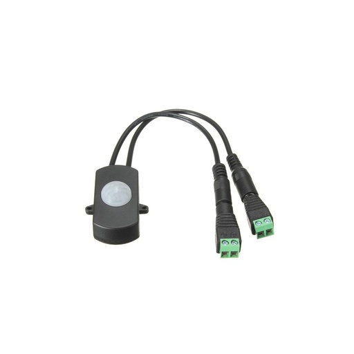 [2154-0] PIR sensor til LED strip - 12V (60W), 24V (120W), med skrueterminaler