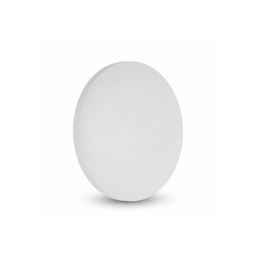 [2209-4867] V-Tac 6W LED hvid væglampe - Rund, indirekte, IP65 udendørs, 230V, inkl. lyskilde (Erstatning for 50W)