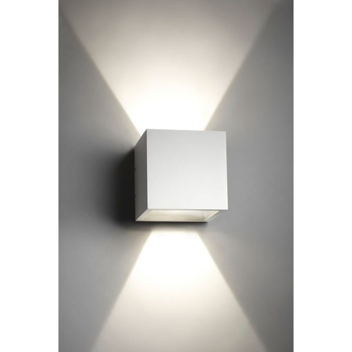 [2212-4873] V-Tac 5W LED hvid væglampe - Firkantet, justerbar spredning, IP65 udendørs, 230V, inkl. lyskilde