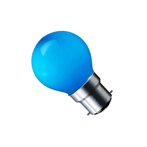 [2348-0] CARNI1.8 LED pære - 1,8W, blå, 230V, B22 - Erstatter 15W, 180lm
