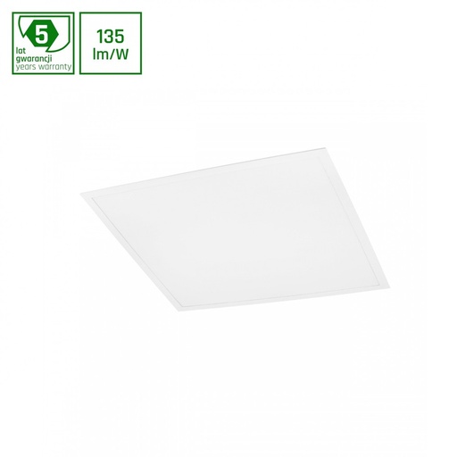 [21673-16015] Algine Panel bagbelyst 40W - Varm hvid, 230V, 120°, IP20, UGR19, 600x600, hvid