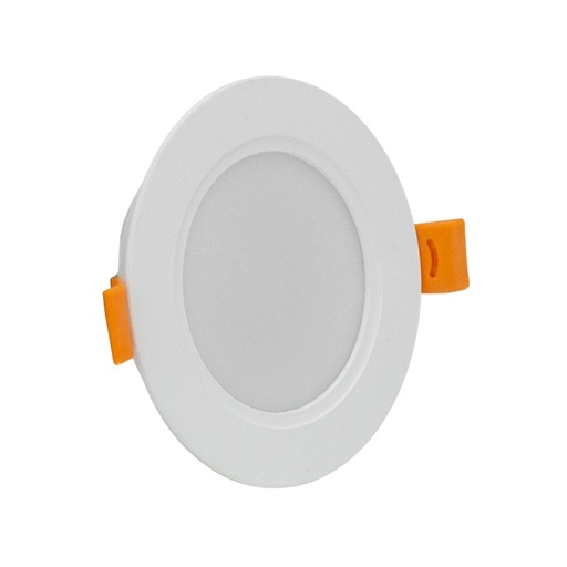[21676-18790] Dure Downlight 5W E27 - 3, Varm hvid, 230V, 110°, IP54, IK06, 95x31, Hvid rund, Integreret driver