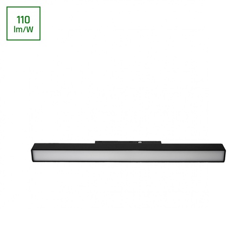 [21724-16045] Lineær armatur 300mm 10W 3000K Sort - Shift Basic - Energibesparende LED-armatur med 350lm og RA80. Passer perfekt til indendørs belysning.