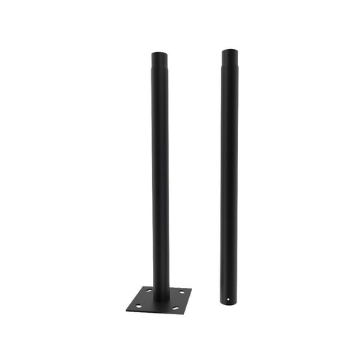 [22141-0] V-Tac 3m. lygtepæl til havelamper - Aluminium, Ø75mm, Sort IP65 - Velegnet til udendørs belysning
