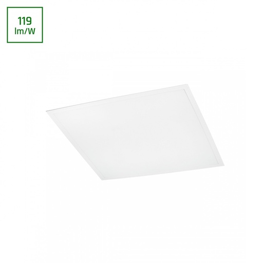 [22151-16190] ALGINE Panel Bagbelyst 36W - Neutral hvid, 230V, 120°, IP20, 600x600x34, hvid