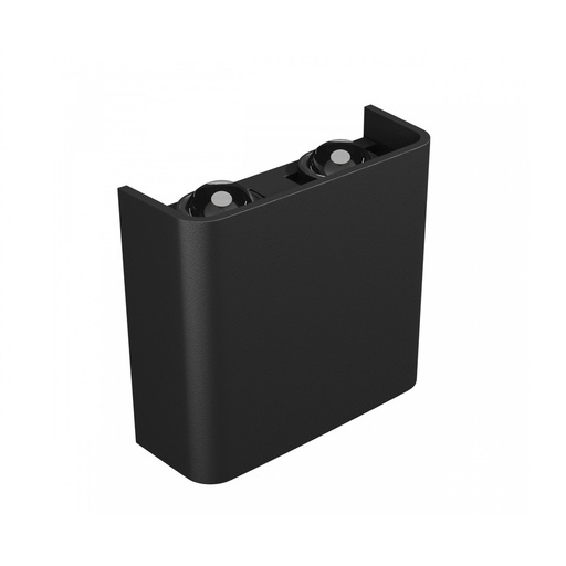 [22180-16217] Lunarix Væglampe CCT Sort 4W 230V IP54 Ra90 110x110x40 mm Op/Ned Lys