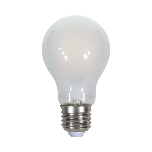 [2510-6532] V-Tac 5W LED pære - Kultråd, matteret, A60, E27 (Erstatter 50W, 600lm, RA80)