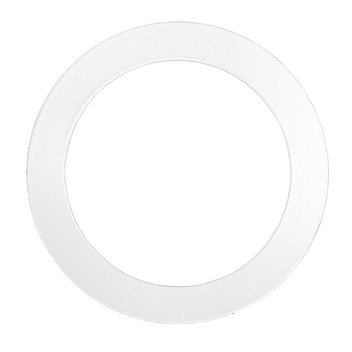 [2576-0] Forstørrelsesring til Inno88 - Ø7,7 cm hul, 12,5 cm mål, mat hvid