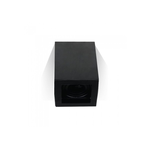 [2578-0] V-Tac Loftslampe - Sort firkantet IP20 med GU10 fatning (uden lyskilde, 230V)