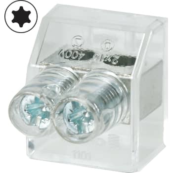 [9221002587] Samlemuffe 10 mm² dobbelt klar med torx10 kærv (100)