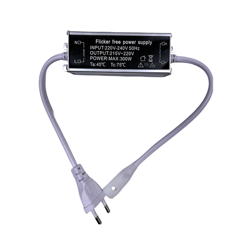 [22206-0] 230V LED Strip Clip-On Neonflex - Pakke med 8x16 Flicker Free Stik, Inkl. Endeprop