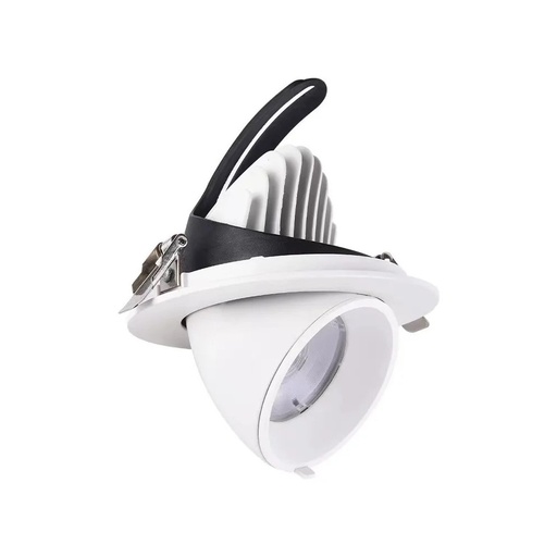 [12383-13453] LEDlife 30W Downlight - 4100lm - Energibesparende 30W LED nedlys med en lysstyrke på 4100lm og RA90 kvalitet. Erstatter 70W pærer på 230V.