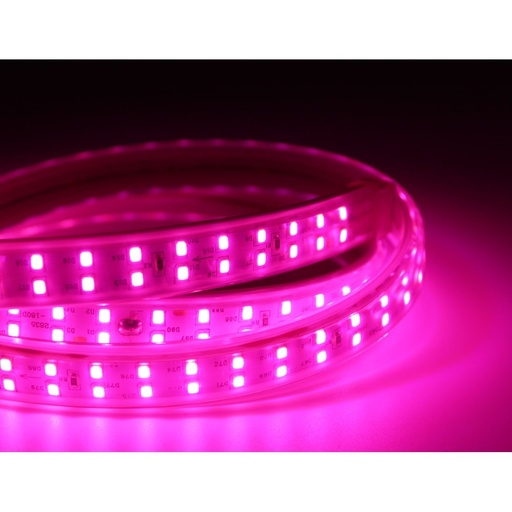 [12397-0] 5 meter vandtæt LED strip med 180 LED, 10W pr. meter - IP67, 230V