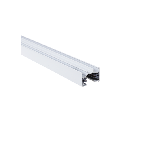 [12441-13479] LEDlife 1 meter skinne til skinnespots - Hvid, 1-faset, med tilslutning og endeprop