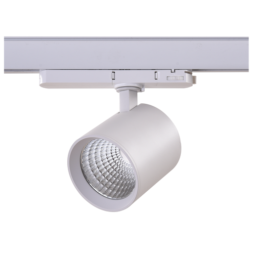 [12336-13407] LEDlife Hvid Skinnespot 20W - Høj Lysstyrke 175lm/w, RA93, 3-Faset - Erstatter 85W, Input 230V, 3500lm, RA90