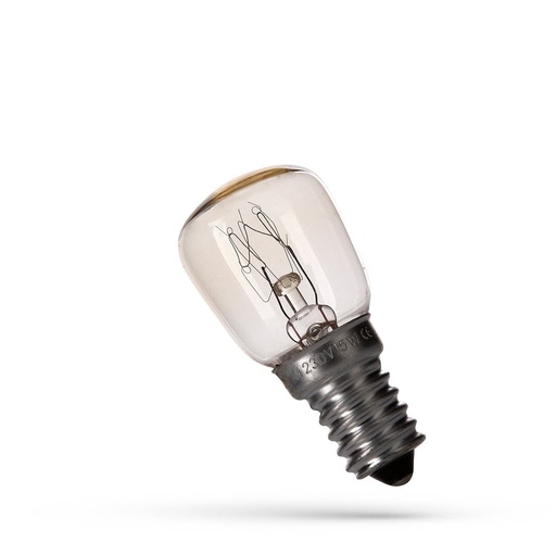 [21576-15946] Ovn Lampe E14 15W - 230-240V, 300C, Sikring, Spectrum (RA90, 75lm)